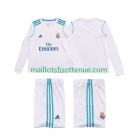 Maillot/Tenue Real Madrid 2017 Retro Enfant Domicile 2018 Manche Longue